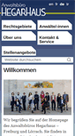 Mobile Screenshot of anwaltsbuero-im-hegarhaus.de